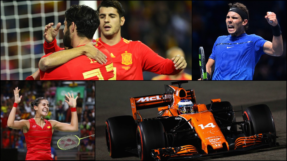 La selección, Nadal, Carolina Marín y Alonso serán protagonistas en 2018.