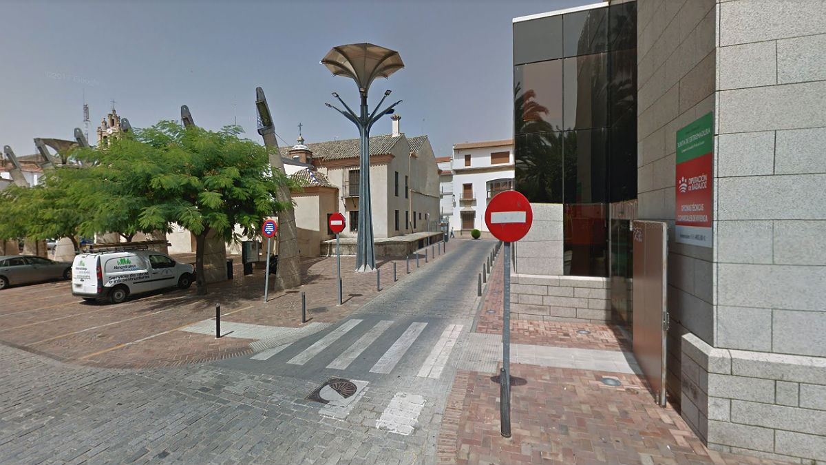 Plaza principal de Almendralejo (Badajoz).
