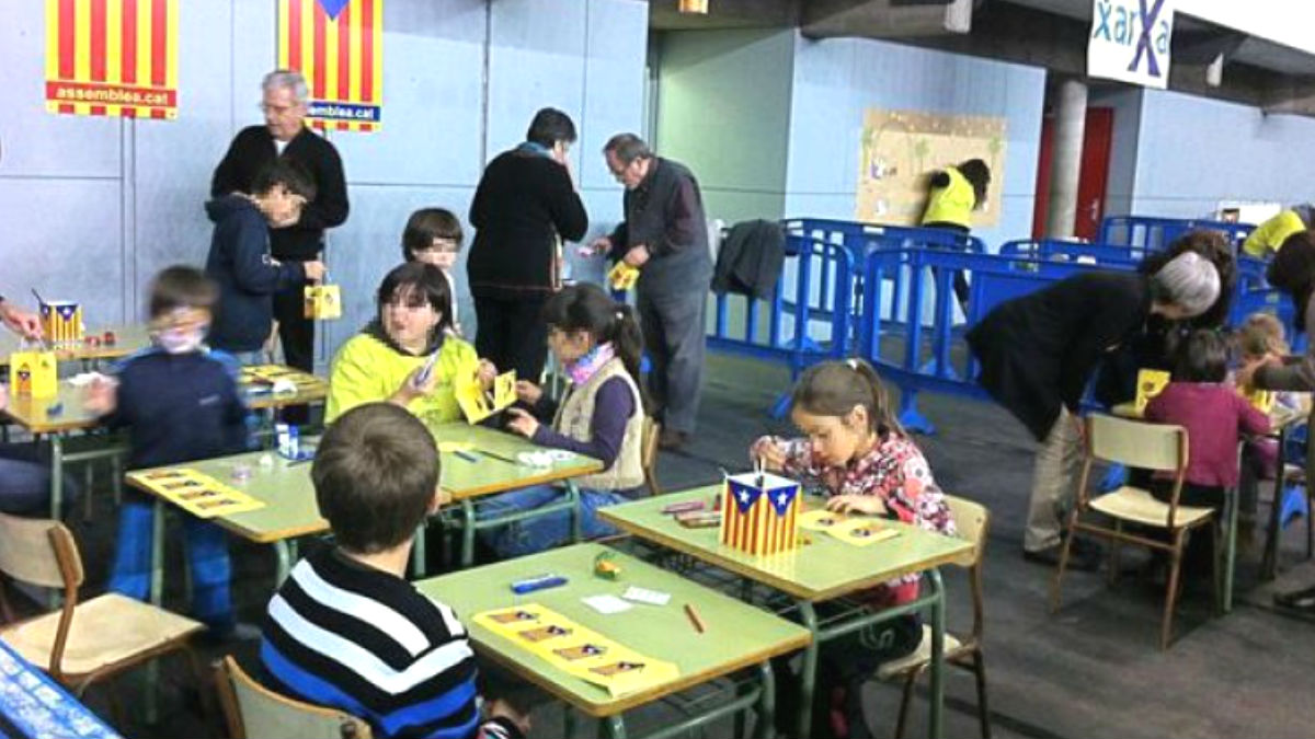 Adoctrinamiento en las aulas de Cataluña.