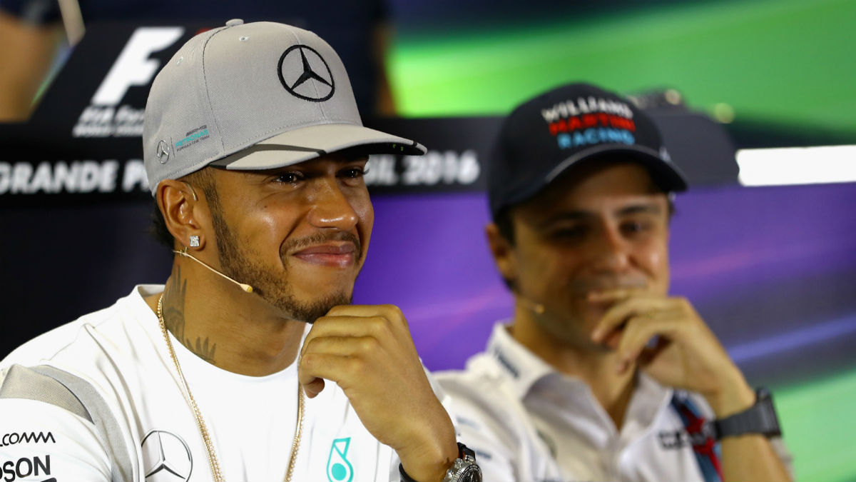 Felipe Massa piensa que Mercedes no repetirá los errores de la época de Hamilton y Rosberg, considerando ahora al británico como su claro número uno en detrimento de Valtteri Bottas. (Getty)