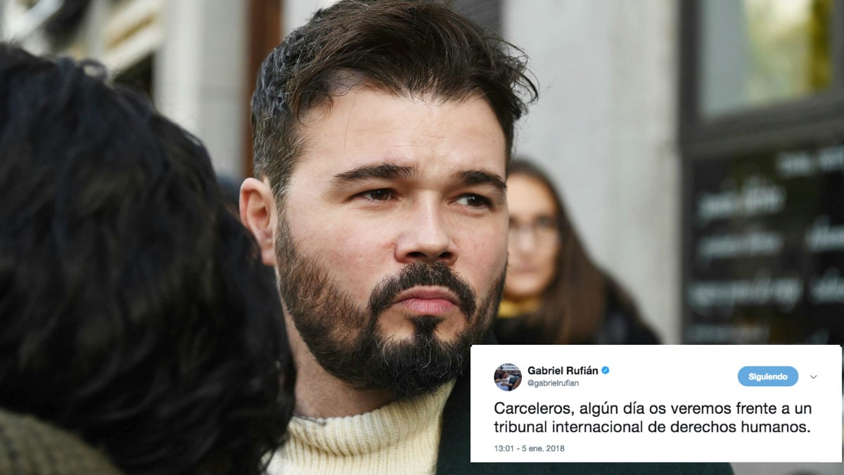 El portavoz adjunto de ERC en el Congreso, Gabriel Rufián