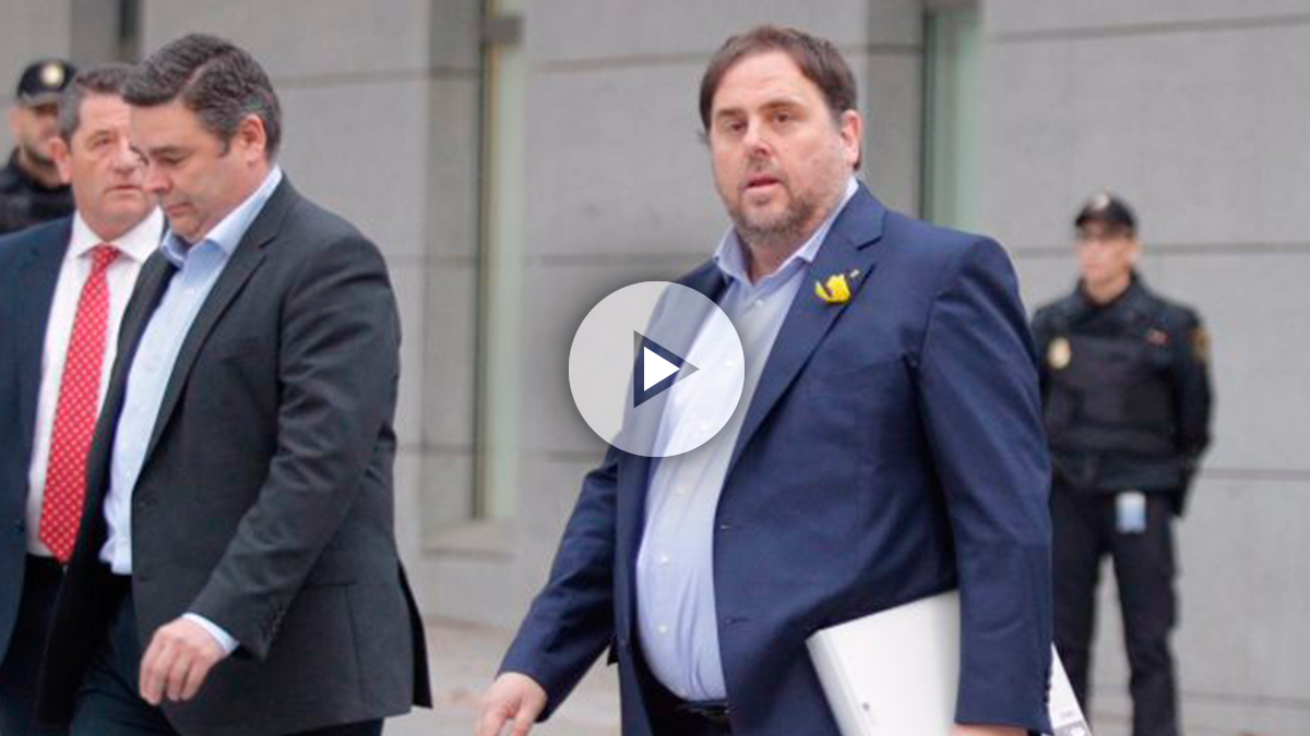 Oriol Junqueras a su llegada a la Audiencia Nacional. (Foto: Francisco Toledo)