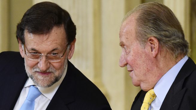 Mariano Rajoy y el Rey Juan Carlos