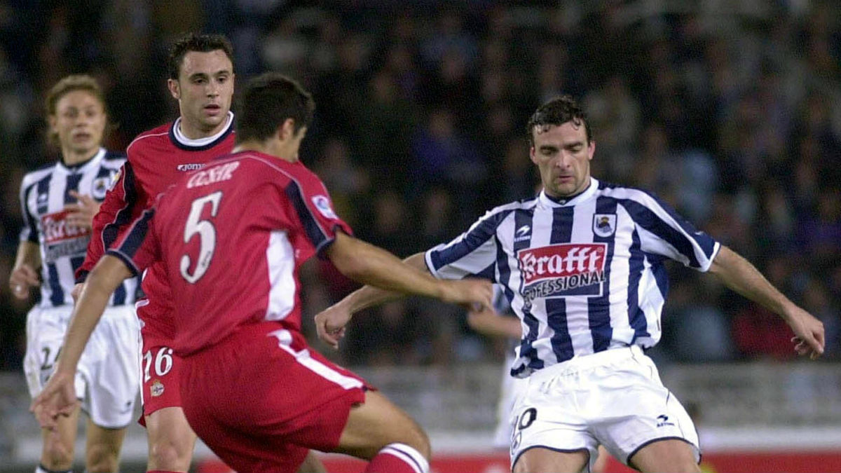 Javier de Pedro durante su etapa como futbolista. (Getty)