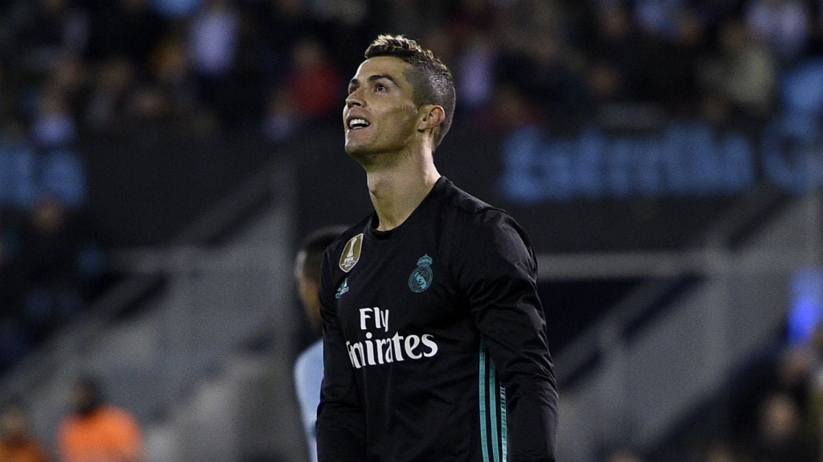 Cristiano Ronaldo, durante el Celta vs Real Madrid (Getty)