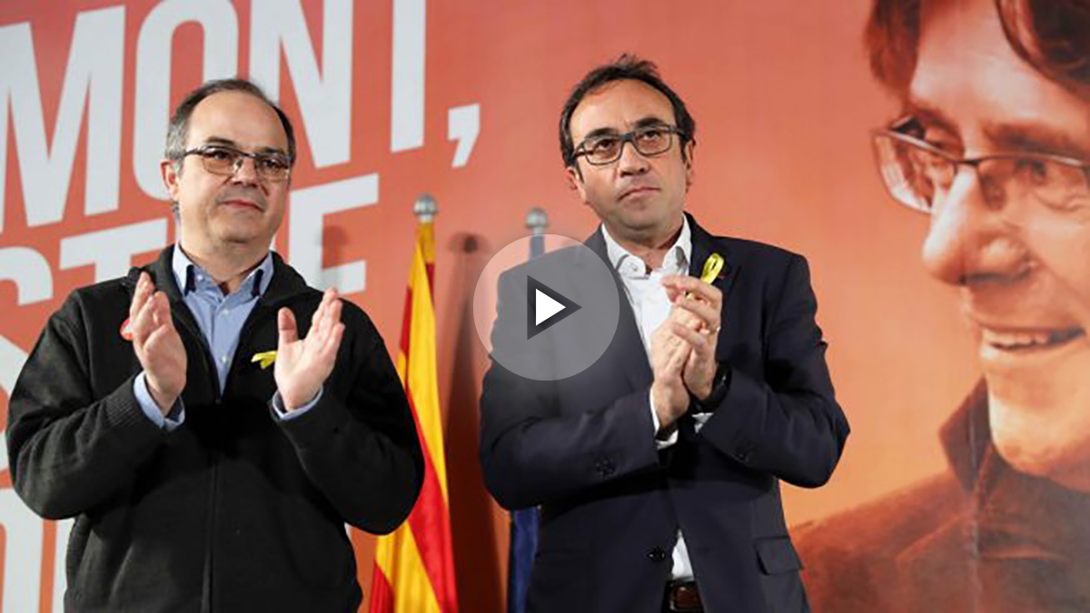 Jordi Turull y Josep Rull. (Foto: EFE)