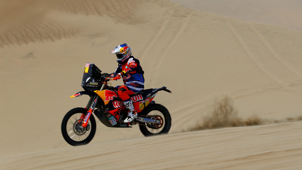 Sam Sunderland, en una etapa del Dakar. (Getty)