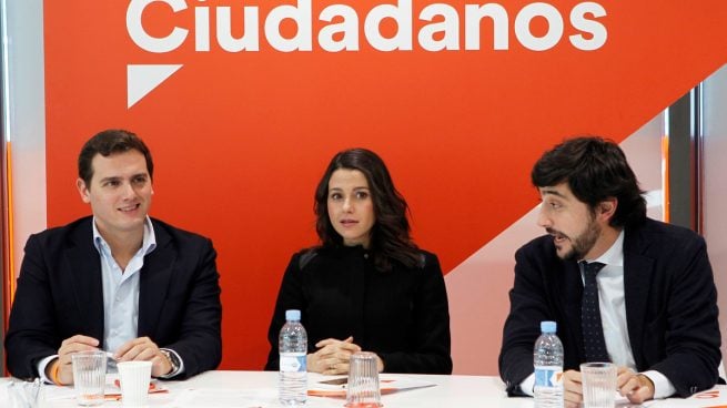 Albert Rivera, Inés Arrimadas y Toni Roldán
