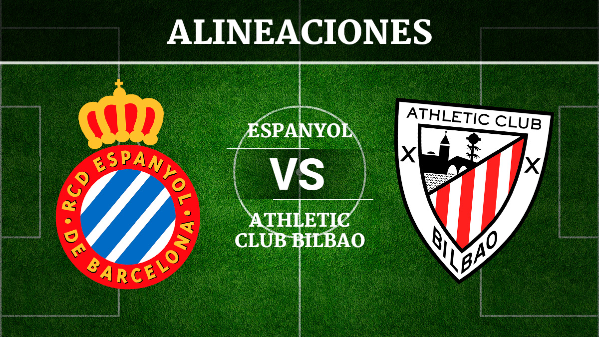 Consulta las posibles alineaciones del Espanyol vs Athletic de Bilbao