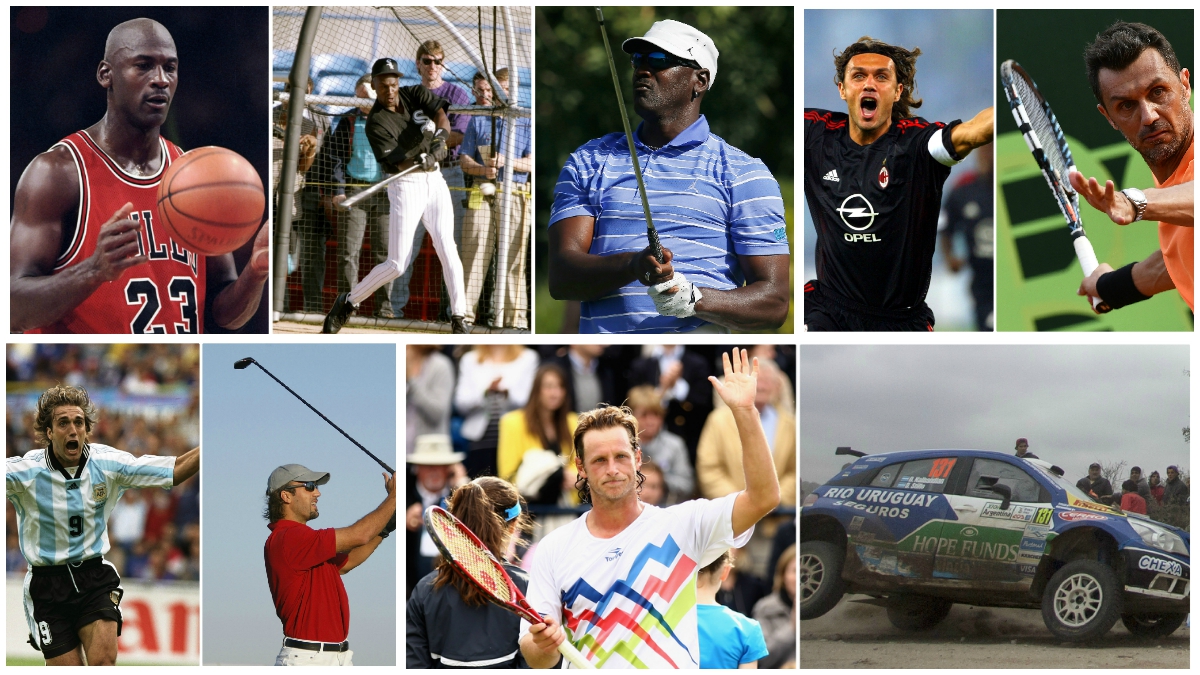 Los deportistas que cambiaron de disciplina. (Fotos: Getty Images y AFP)