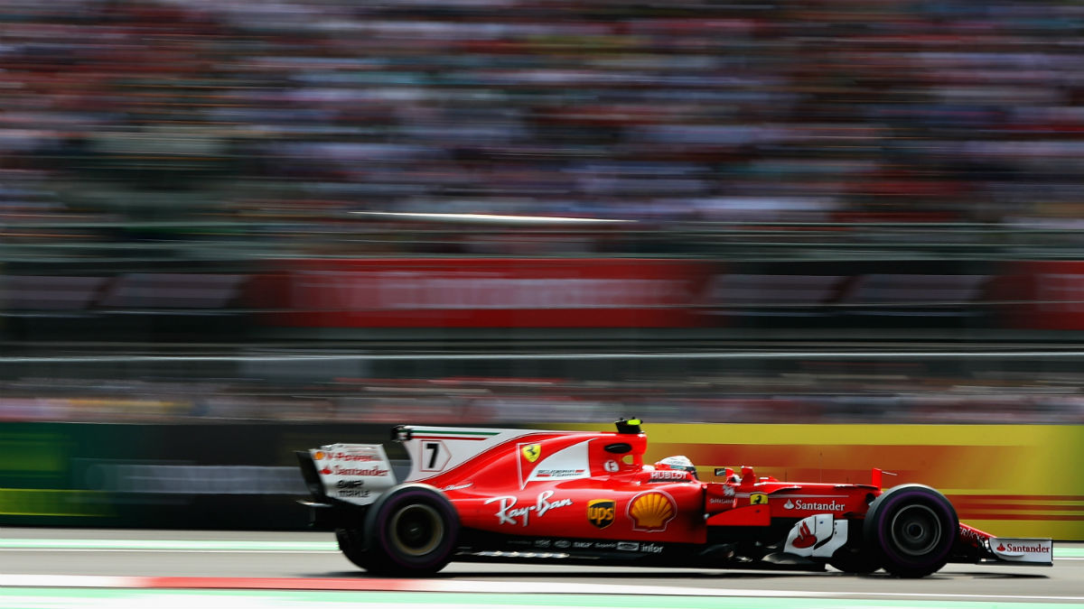 Raikkonen, en un Gran Premio con Ferrari. (Getty)
