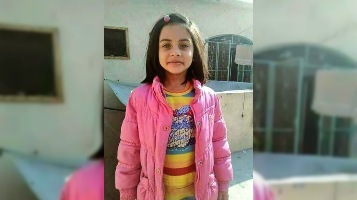 La niña paquistaní de 7 años Zainab Ansari, violada y asesinada en Kasur.
