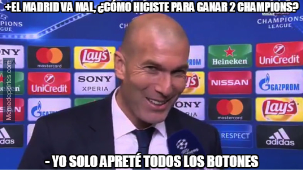 Zidane y Benzema protagonizan los mejores memes del Real Madrid vs Numancia