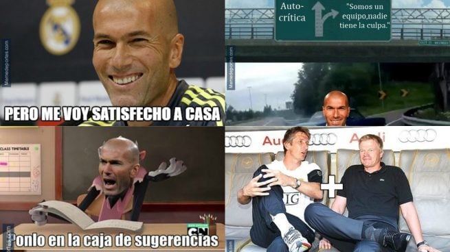 Zidane, gran protagonista de los memes de la derrota del Real Madrid ante el Villarreal