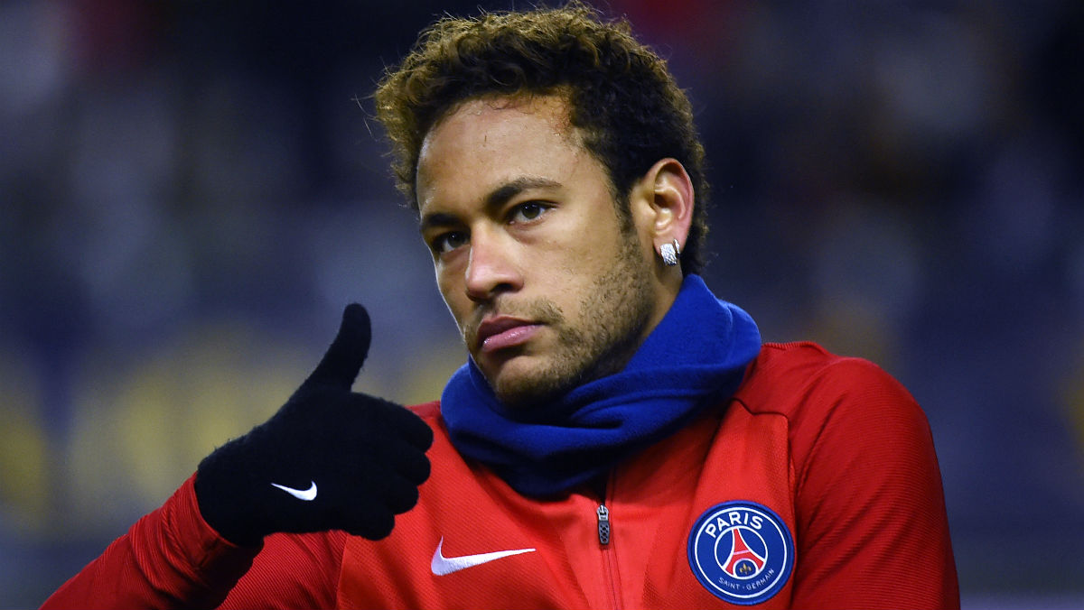 Neymar durante un partido del PSG. (AFP)