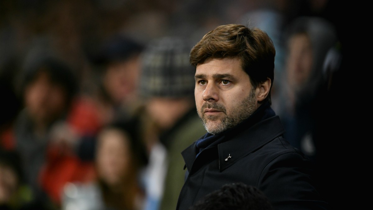 Pochettino, en un partido del Tottenham. (Getty)