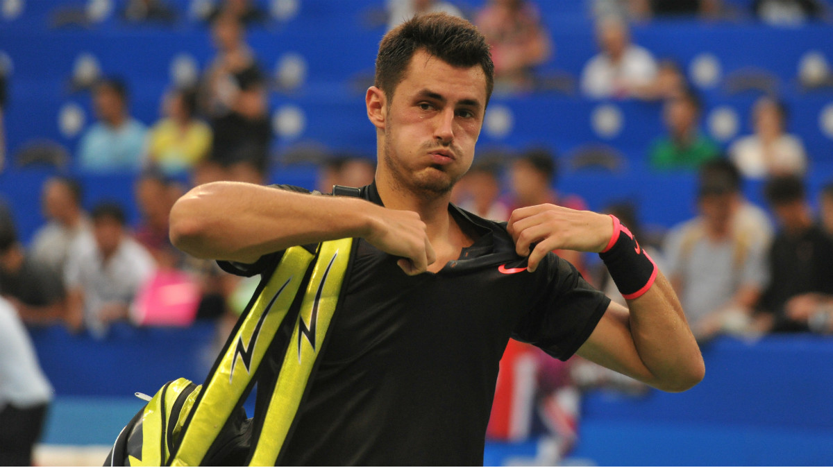 Bernard Tomic ha vuelto a soltar su lenguaje agresivo. (AFP)