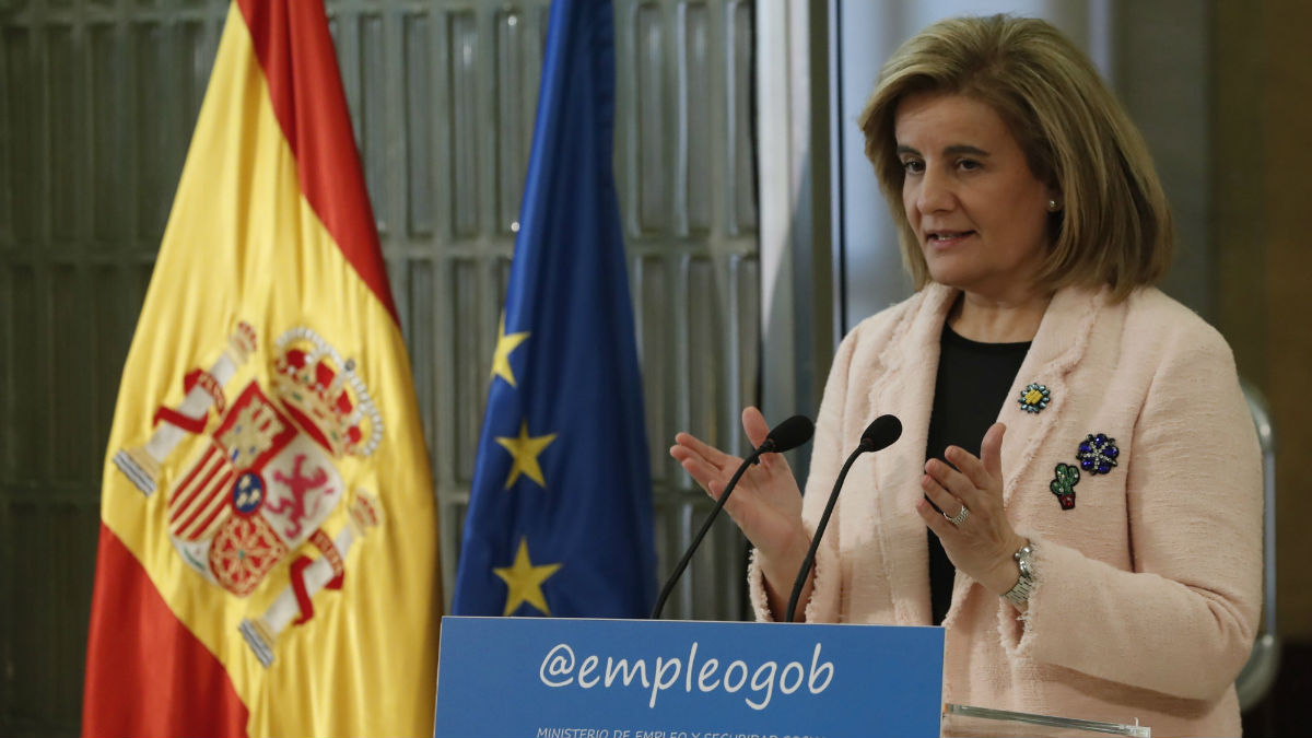 La ministra de Empleo, Fátima Báñez (Foto: EFE).