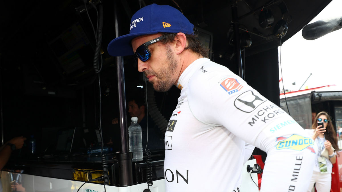 Zak Brown considera que la adaptación de Fernando Alonso a Daytona está siendo muy satisfactoria, considerándole ya como el líder del equipo. (Getty)