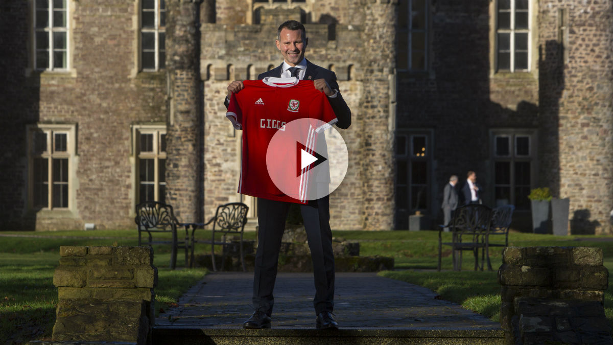 Giggs durante su presentación como nuevo seleccionador de Gales. (AFP)