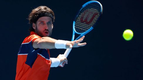 Feliciano-López en-su-debut-en-Melbourne-(Getty)