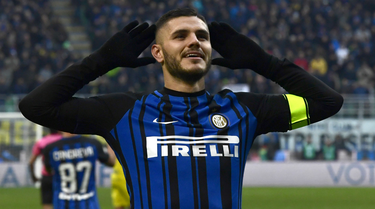 Icardi, el nombre que suena con más fuerza para reforzar la delantera del Real Madrid. (AFP)