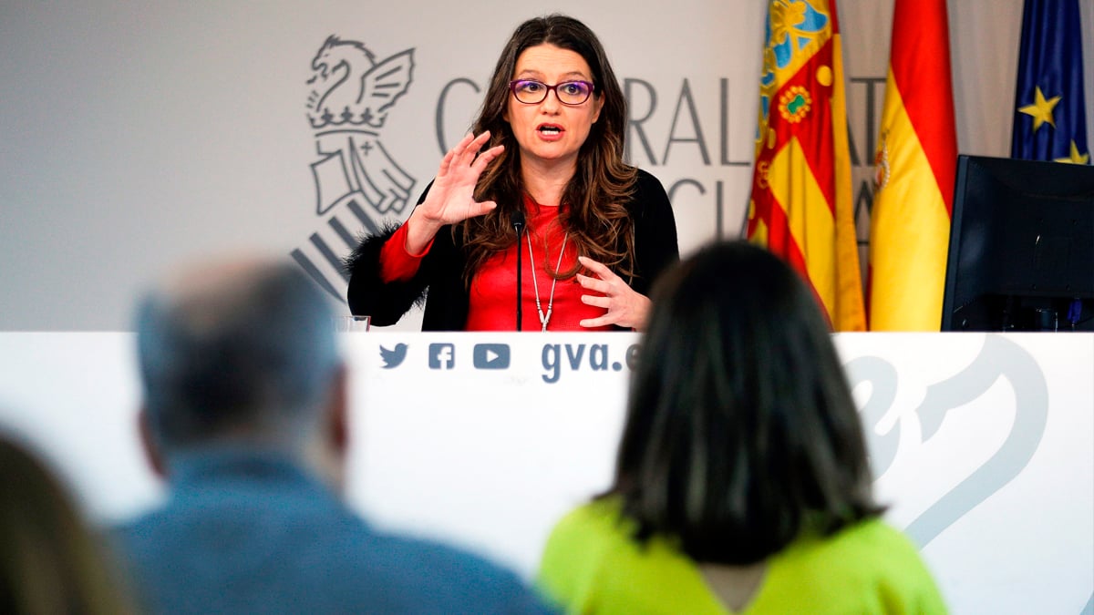 La vicepresidenta primera del Gobierno valenciano Mónica Oltra.