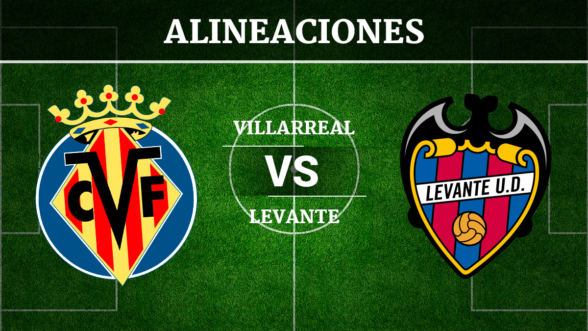 Consulta las posibles alineaciones del Villarreal vs Levante