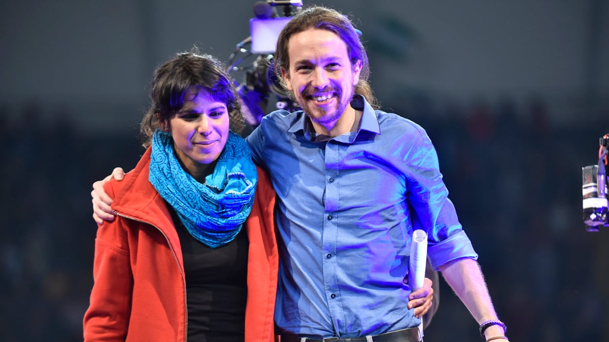 Teresa Rodríguez y Pablo Iglesias (Foto: Podemos Andalucía).