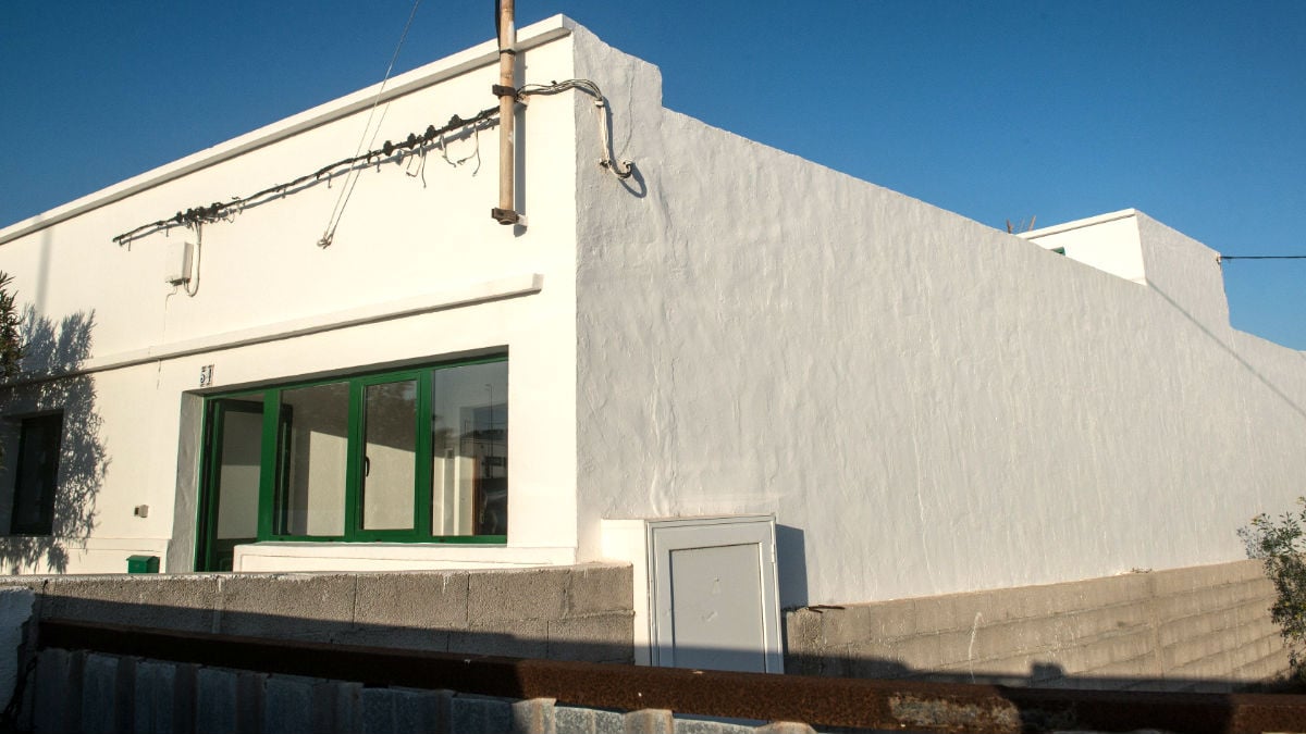 Vivienda en la que se produjo el accidente (Foto: Efe).