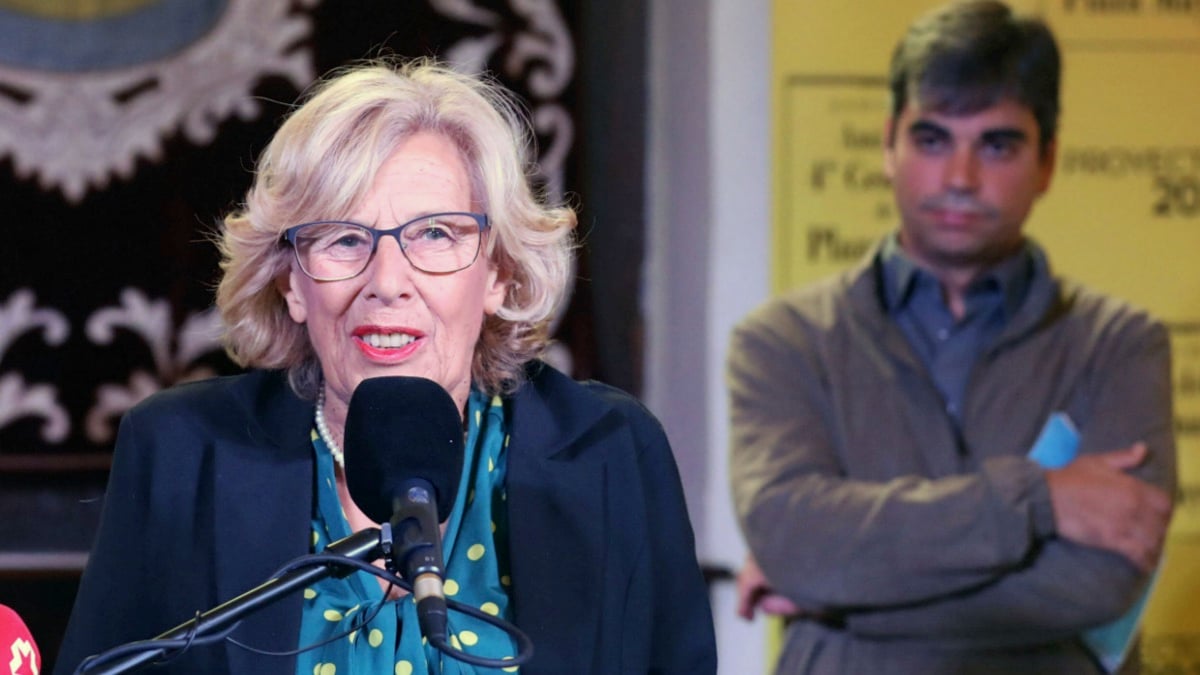 Manuela Carmena junto a Jorge García Castaño. (Foto: Madrid)