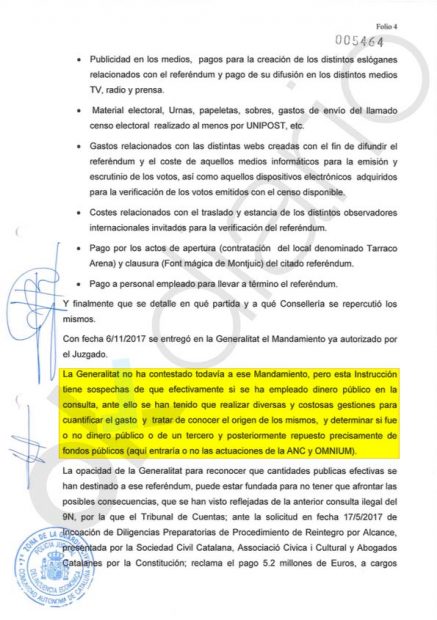 La Guardia Civil acusa a la Generalitat de torpedear la investigación en pleno 155