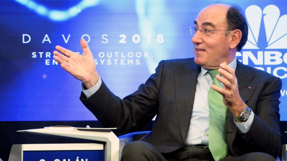 Ignacio Sánchez Galán, presidente de Iberdrola en Davos. (Foto. Iberdrola)