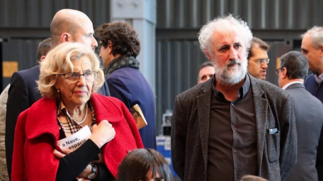 Manuela Carmena y Luis Cueto. (Foto: Madrid)