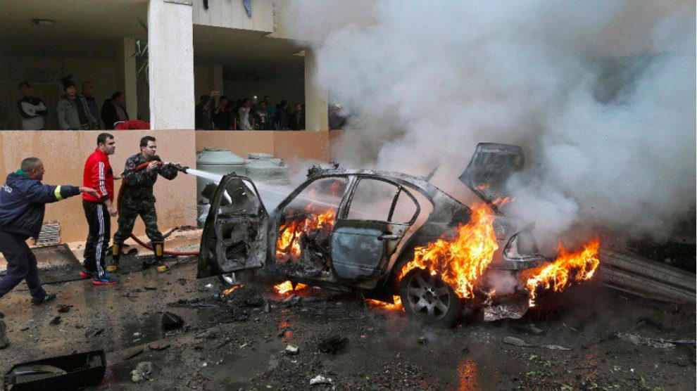 Atentado en Bengasi, Libia.