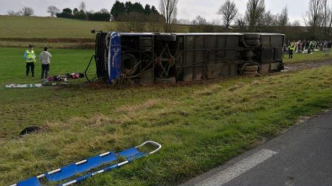 Al menos 29 heridos al chocar un autobús escolar con un coche al suroeste de Francia