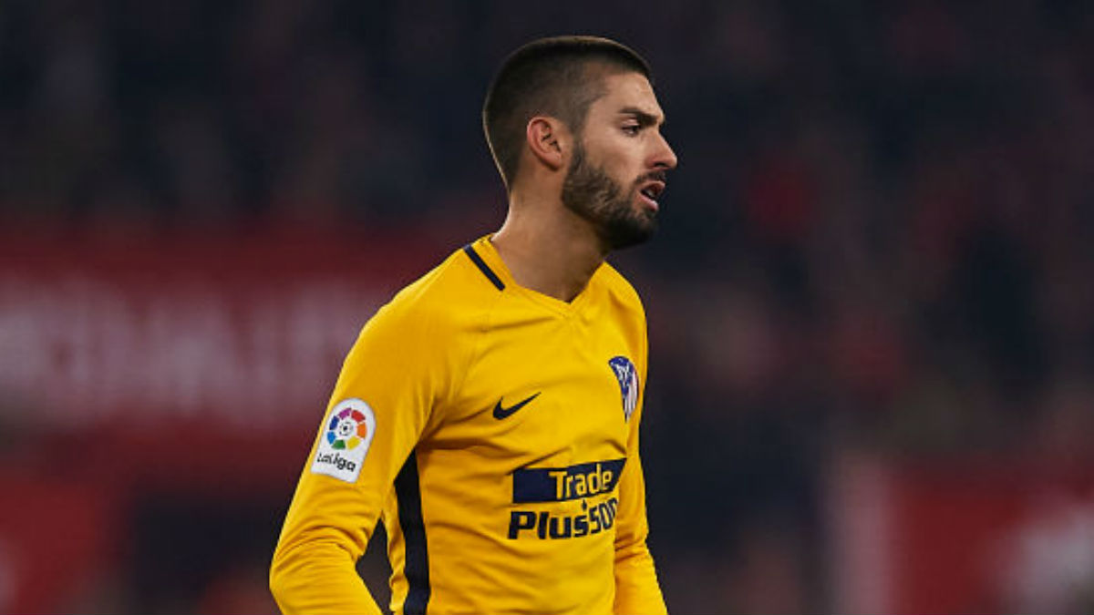 Yannick Carrasco, en el partido ante el Sevilla (Getty).