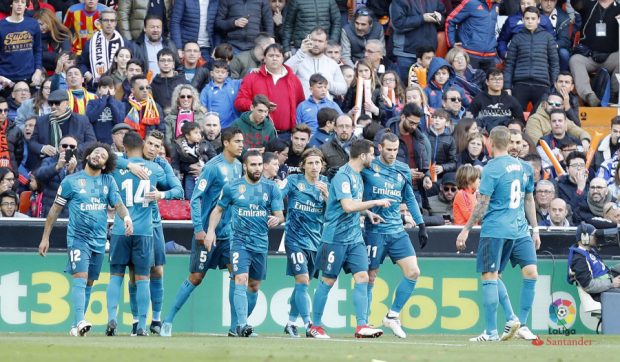 Valencia vs Real Madrid resumen resultado y goles (1-4)