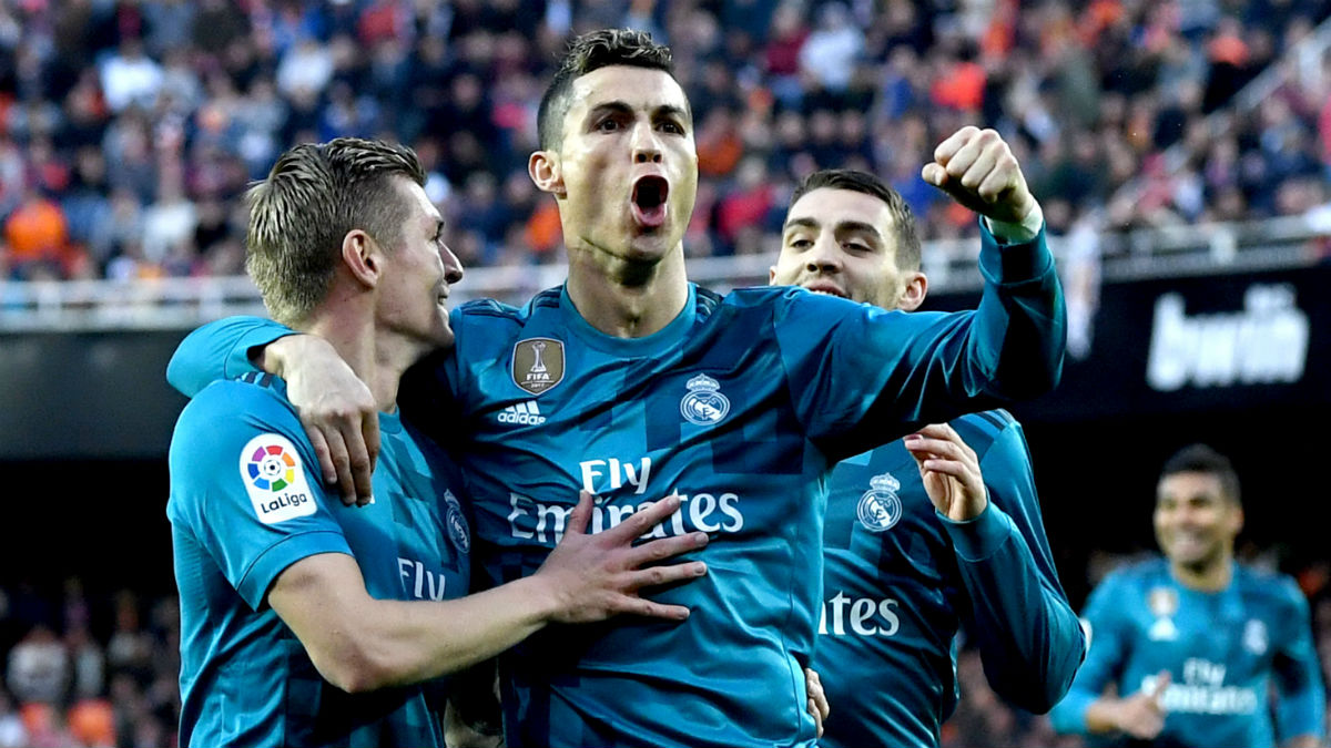 Kroos y Cristiano celebran un gol. (Getty)