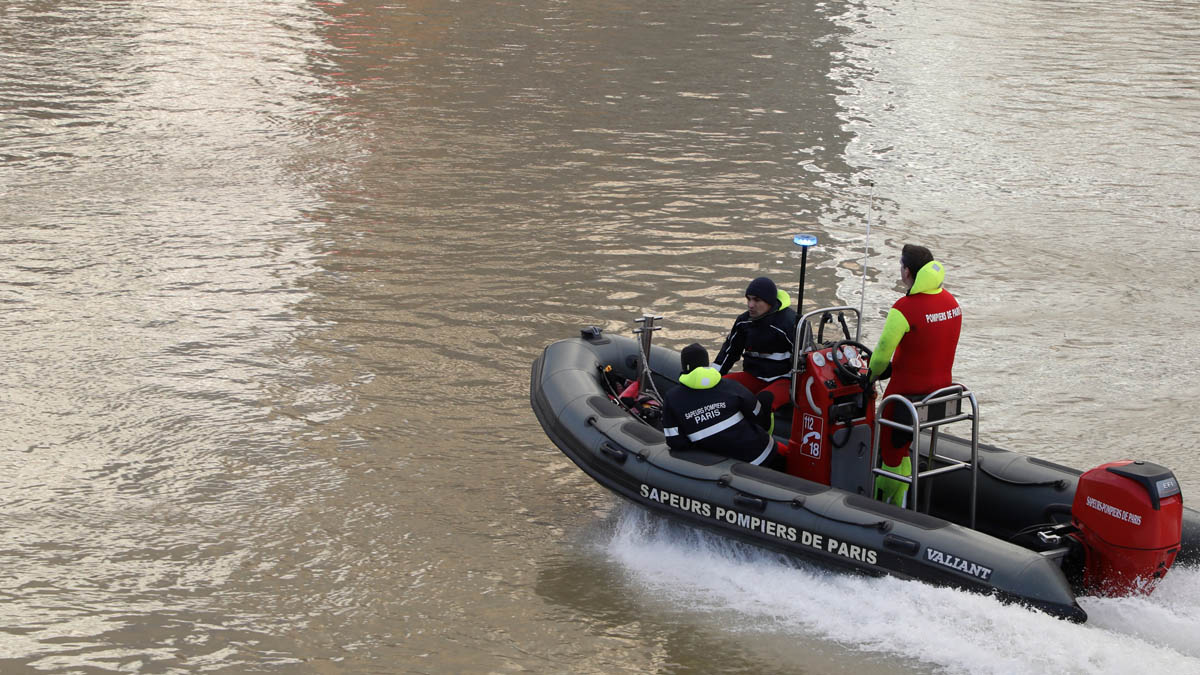 Inundaciones en el Sena (Foto: AFP)