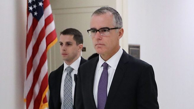 Jeff Sessions despide al subdirector del FBI McCabe 48 horas antes de su jubilación