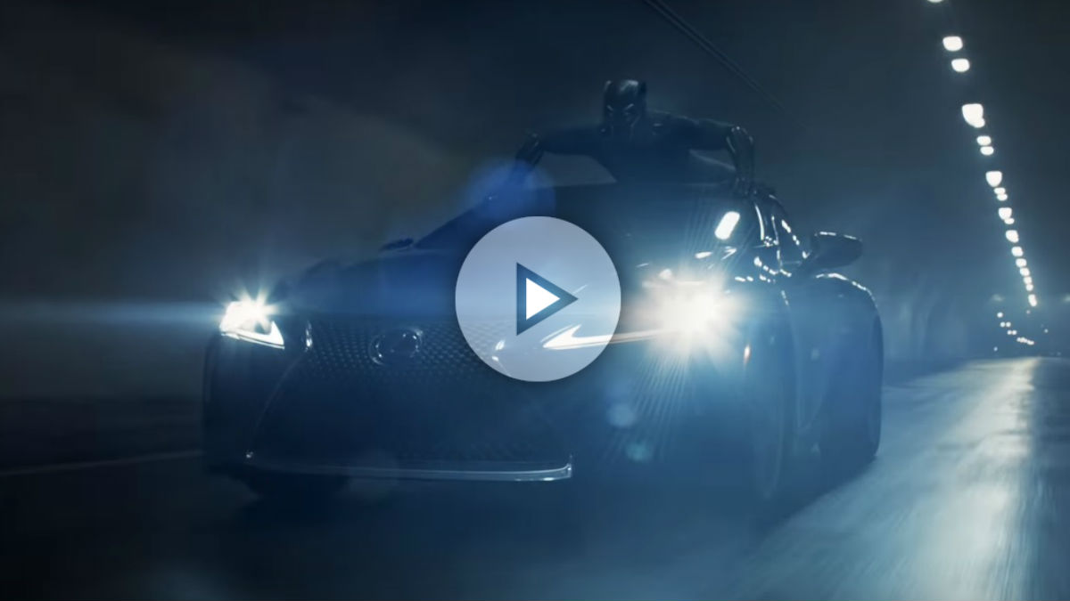 Lexus y Black Panther han creado uno de los anuncios más espectaculares que se van a emitir durante la Super Bowl, partido que se celebra el día 4 de febrero.