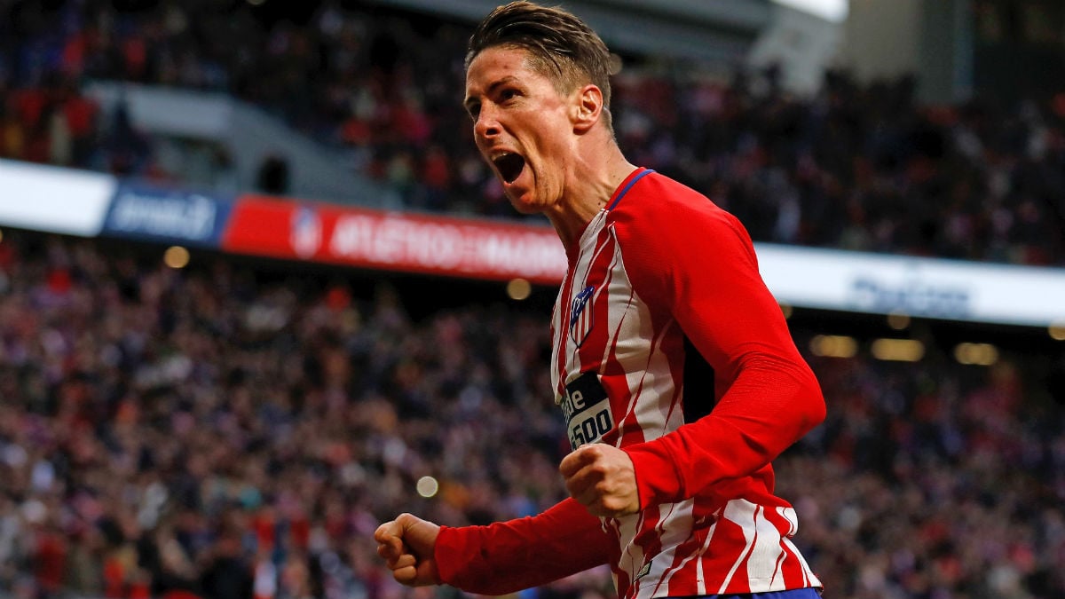 Fernando Torres celebra su gol ante Las Palmas. (Getty)