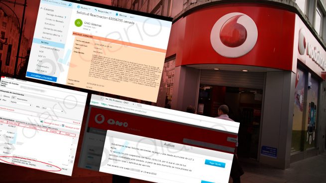 Vodafone corta dos líneas a un cliente por una deuda que saldó hace 6 meses