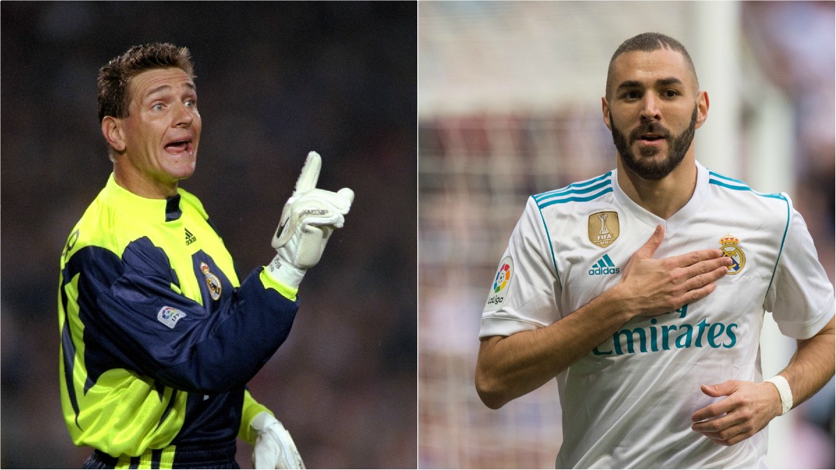 Bodo Illgner y Karim Benzema. (Getty)