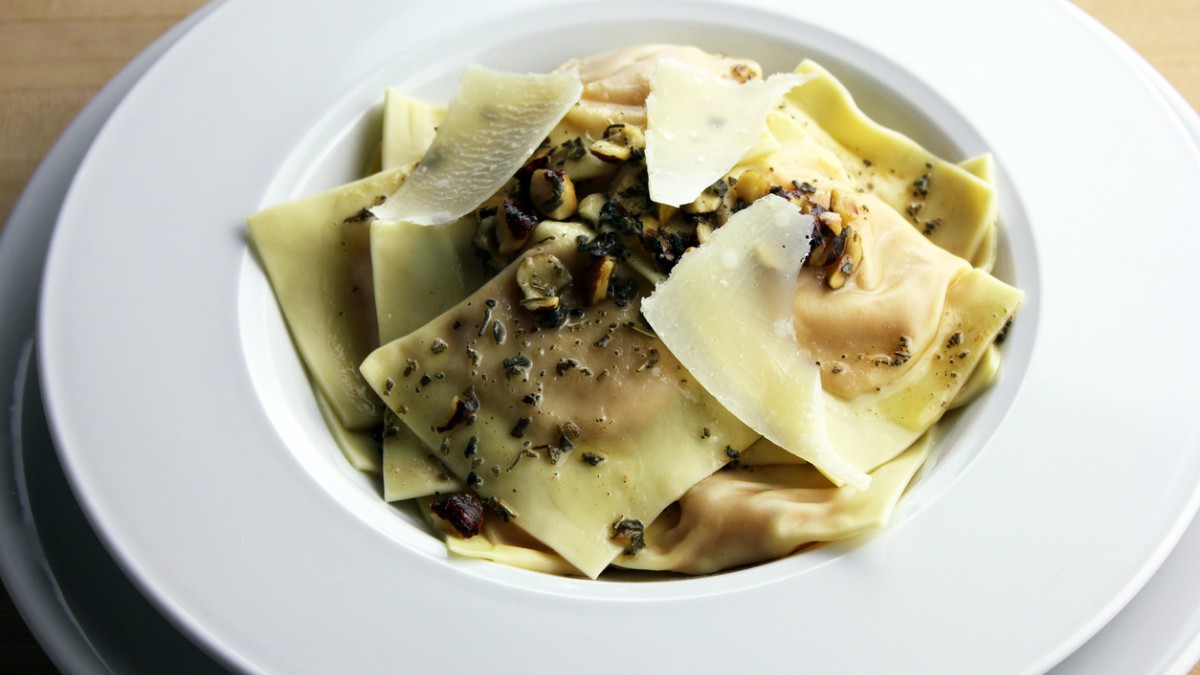 Receta de Raviolis rellenos de foie fácil de preparar