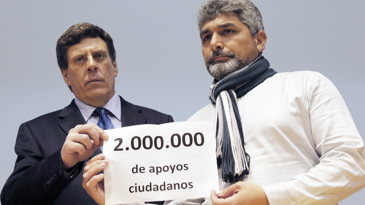 Juan Carlos Quer y Juan José Cortés. (Foto: EFE)