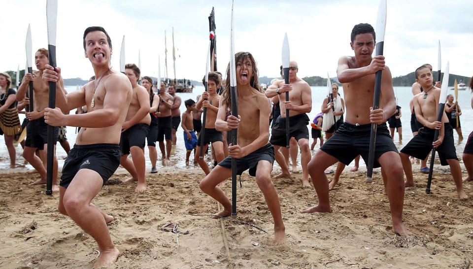 Día de Waitangi en Nueva Zelanda.