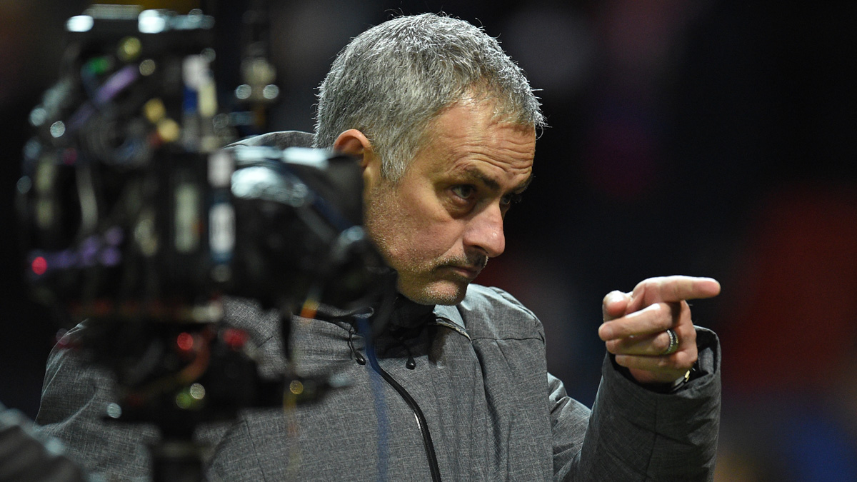 José Mourinho en un partido reciente