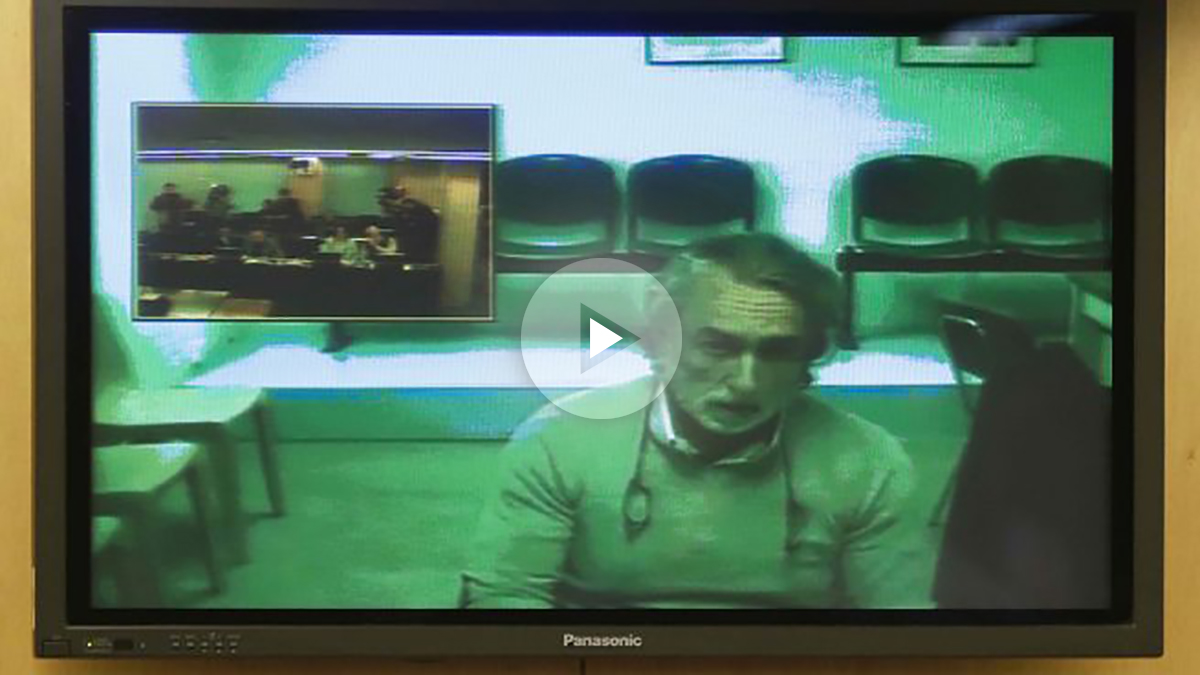 Francisco Correa interviene por videoconferencia en el Congreso de los Diputados. (Foto: EFE)
